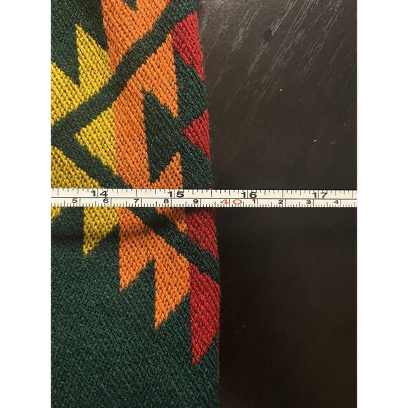 Southwestern Drawstring Backpack – Embroidered Pattern – 15.5” x 14” - Picture 11 of 11